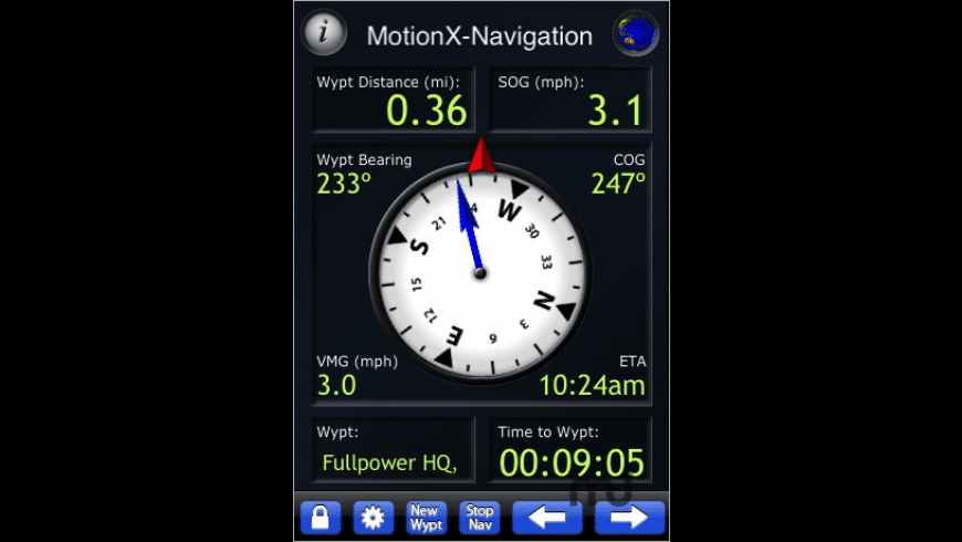MotionX GPS Lite preview