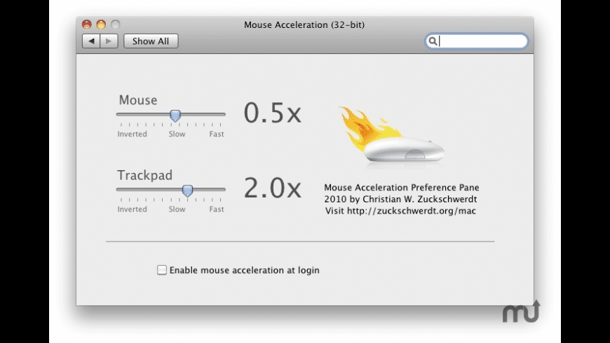 Mouse Acceleration preview