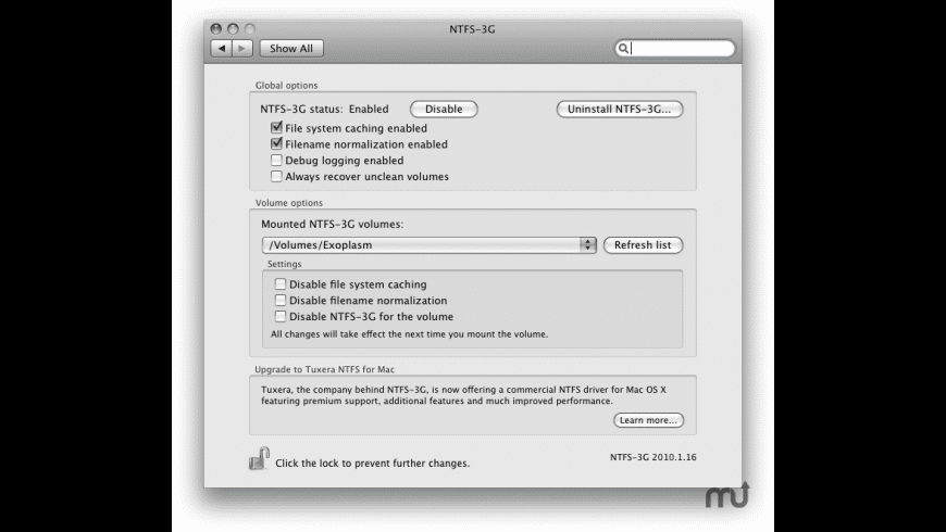 NTFS-3G preview