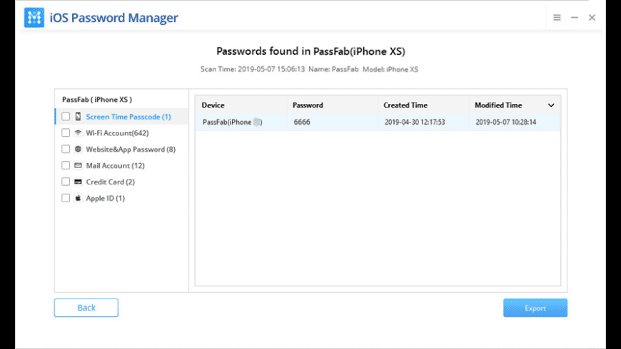 PassFab iOS Password Manager preview