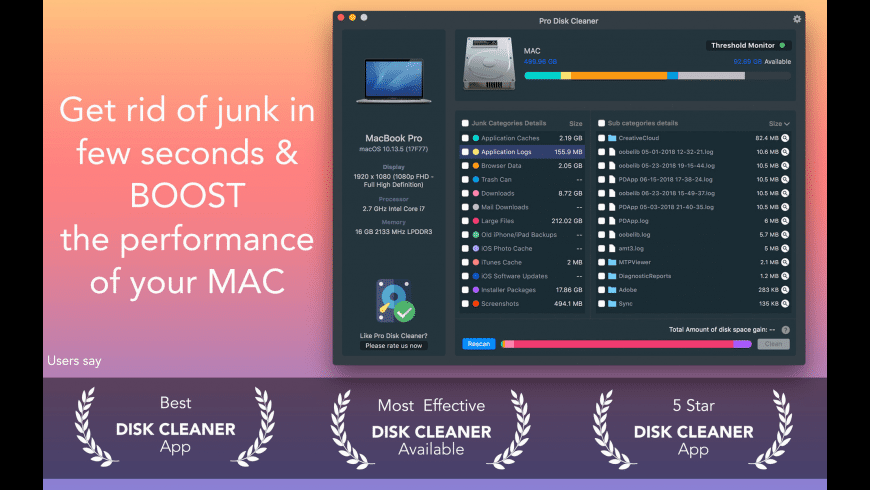Pro Disk Cleaner preview