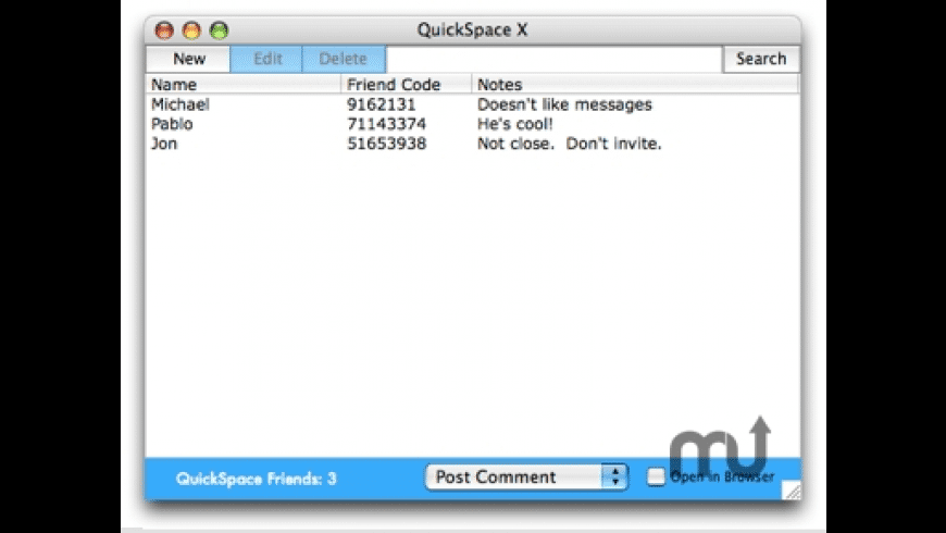 QuickSpace preview