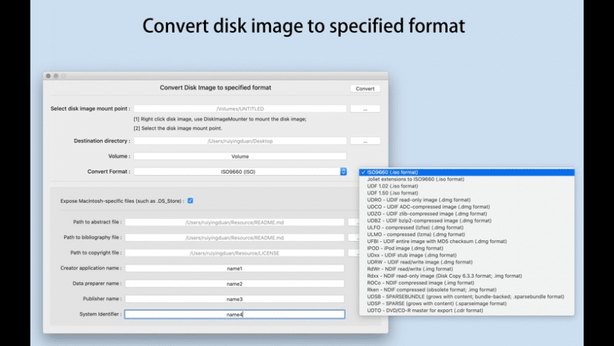 Smart Disk Image Converter preview