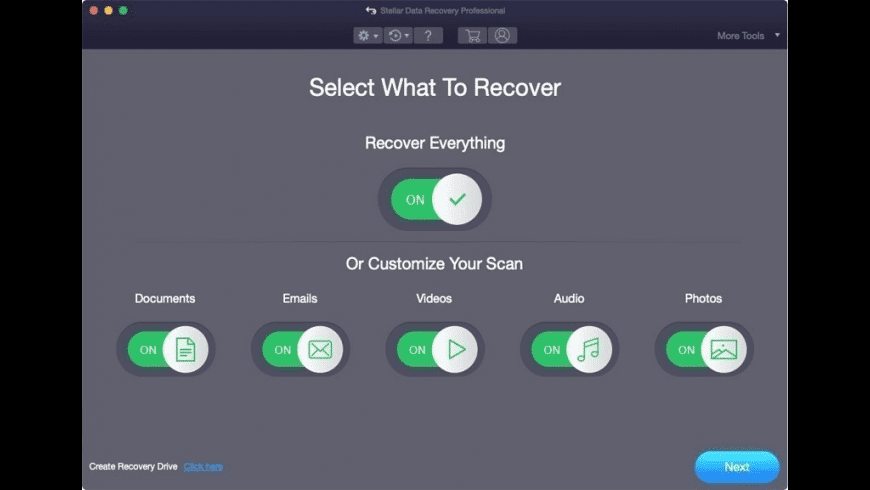 Stellar Data Recovery preview