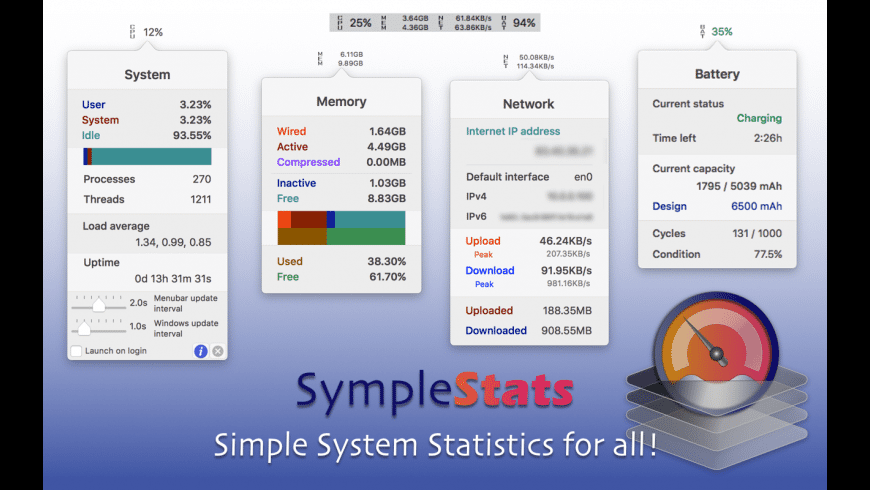 SympleStats preview