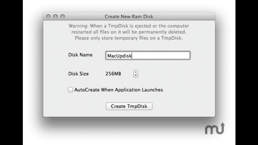 TmpDisk preview