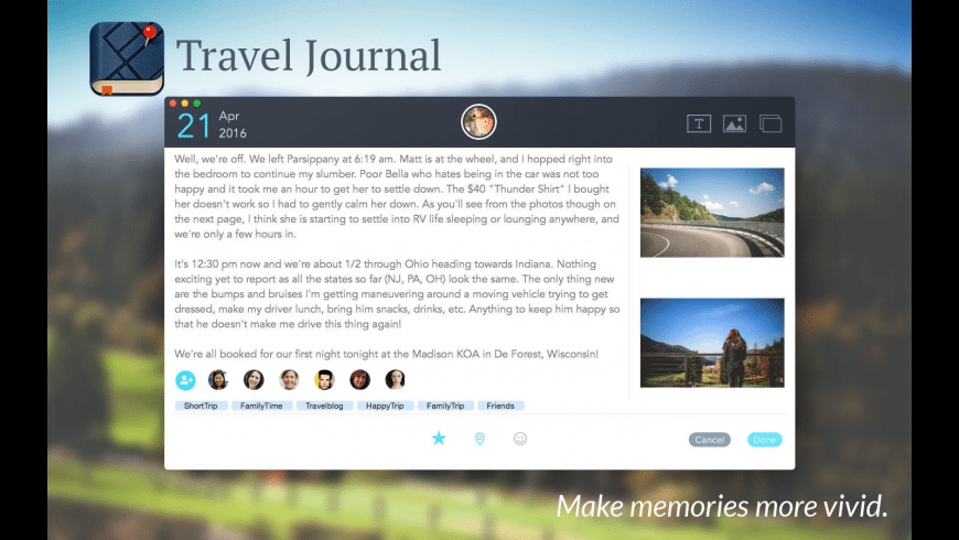 Travel Journal preview
