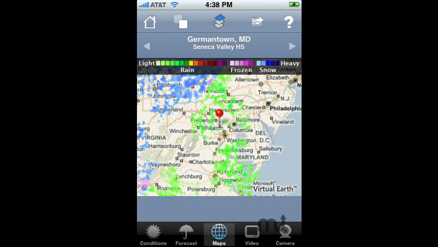 WeatherBug preview