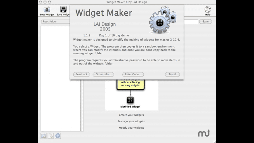 Widget Maker X preview