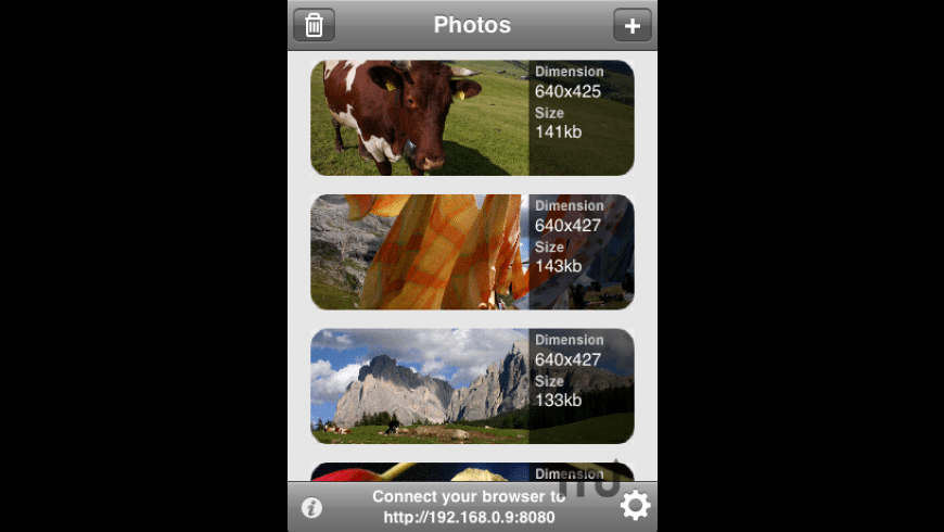 WiFiPhoto preview