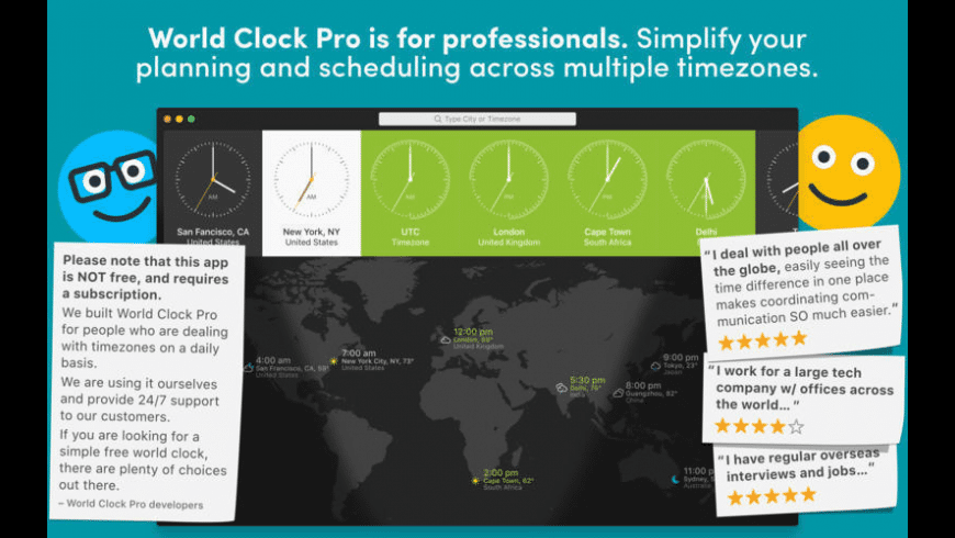 World Clock Pro preview